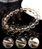 Mystery Tao Natural Citrine Bracelet - Stone of Wealth Crystal Jewelry