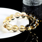 Mystery Tao Natural Citrine Bracelet - Stone of Wealth Crystal Jewelry