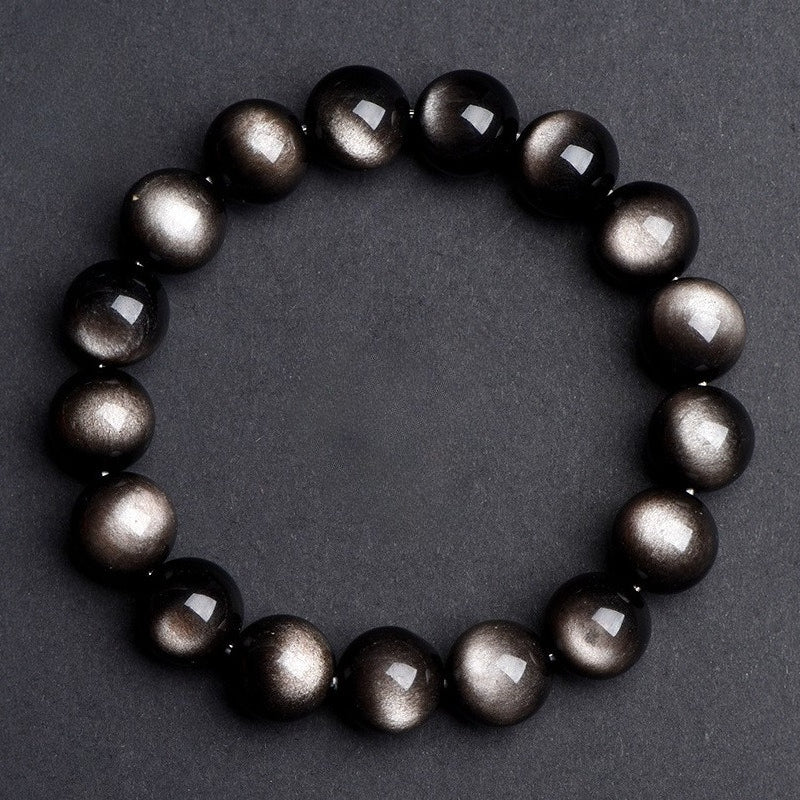 Mystery Tao Obsidian energy bracelet. Protect the wearer. Wealth aggregation. Lucky