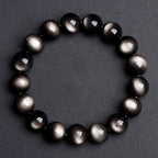 Mystery Tao Obsidian energy bracelet. Protect the wearer. Wealth aggregation. Lucky