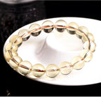 Mystery Tao Natural Citrine Bracelet - Stone of Wealth Crystal Jewelry
