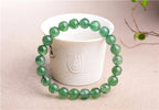 Mystery Tao Green Strawberry Crystal Energy Bracelet. Heals the soul and enhances decisiveness. Natural Crystal