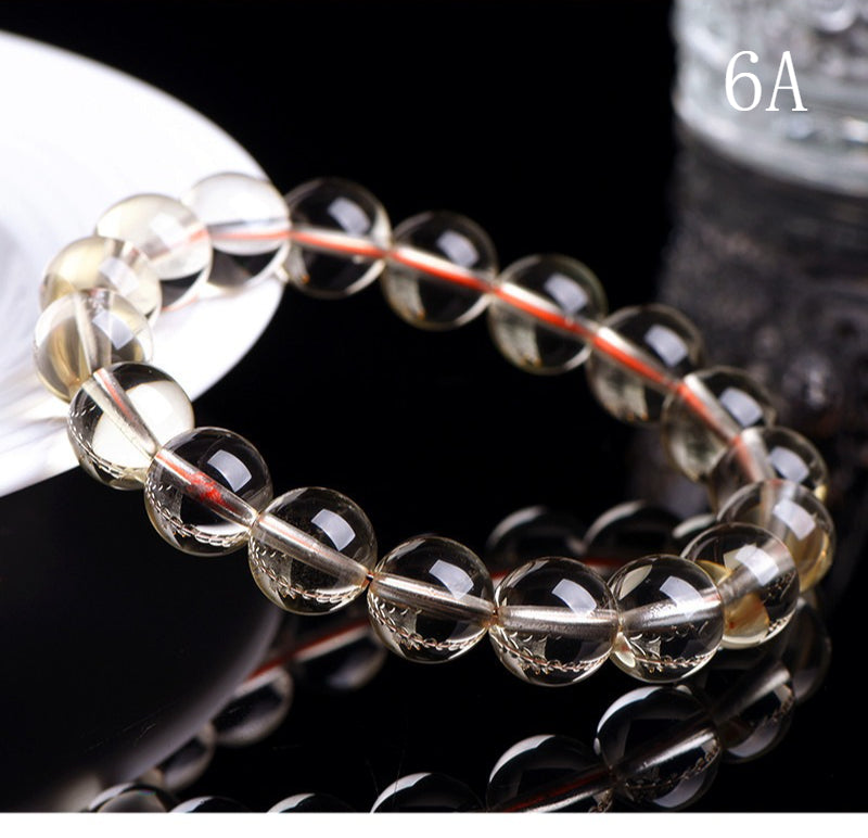 Mystery Tao Natural Citrine Bracelet - Stone of Wealth Crystal Jewelry