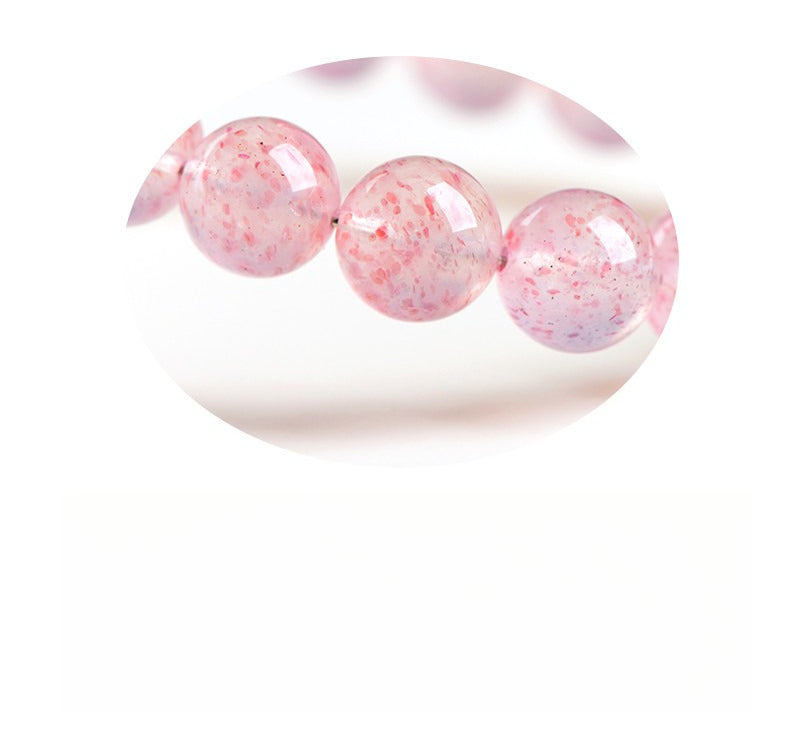 Myster Tao crystal energy bracelet, protective bracelet, strawberry crystal bracelet, lucky. Love