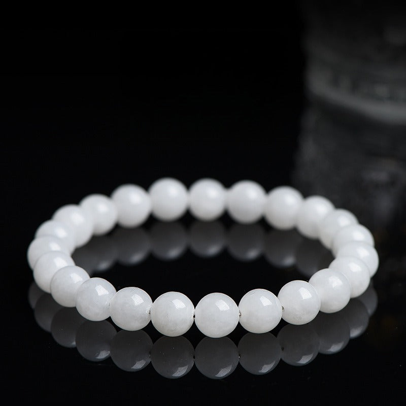 Mystery Tao Taoist Nine Heavens Mysterious Girl White Jade - Purification, a symbol of purity. Wealth Gathering. Love. Lucky