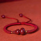 Mystery Tao Cinnabar Ruyi Gourd. Resist evil. Protect peace and smoothness. Special for Zodiac year