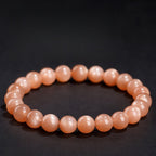 Mystery Tao Sunstone crystal protective bracelet. Enhance wealth and wisdom. Eliminate anxiety and fear. Natural crystal