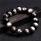 Mystery Tao Obsidian energy bracelet. Protect the wearer. Wealth aggregation. Lucky