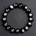 Mystery Tao Obsidian energy bracelet. Protect the wearer. Wealth aggregation. Lucky