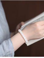 Mystery Tao Taoist Nine Heavens Mysterious Girl White Jade - Purification, a symbol of purity. Wealth Gathering. Love. Lucky