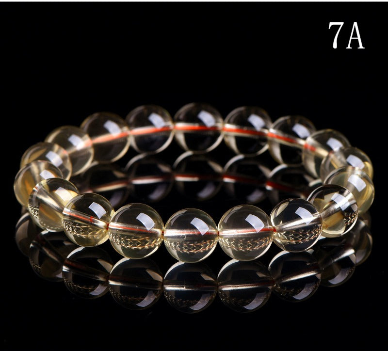 Mystery Tao Natural Citrine Bracelet - Stone of Wealth Crystal Jewelry
