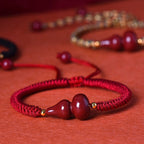 Mystery Tao Cinnabar Ruyi Gourd. Resist evil. Protect peace and smoothness. Special for Zodiac year