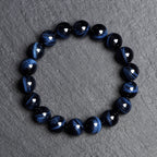 Mystery Tao Blue Tiger Eye Energy Protection Bracelet to enhance career and luck and maintain health