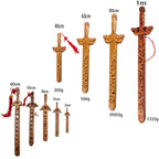 Mystery Tao Taoist mahogany sword, feng shui ornament, improve the family feng shui pattern and drive away bad magnetic fields. Protect family members