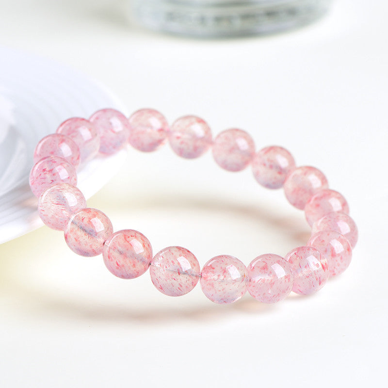 Myster Tao crystal energy bracelet, protective bracelet, strawberry crystal bracelet, lucky. Love