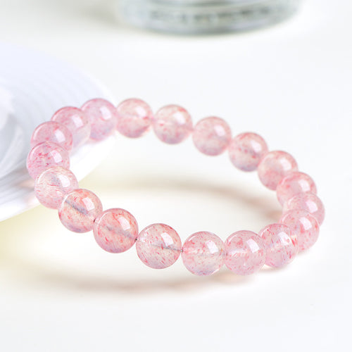 Myster Tao crystal energy bracelet, protective bracelet, strawberry crystal bracelet, lucky. Love