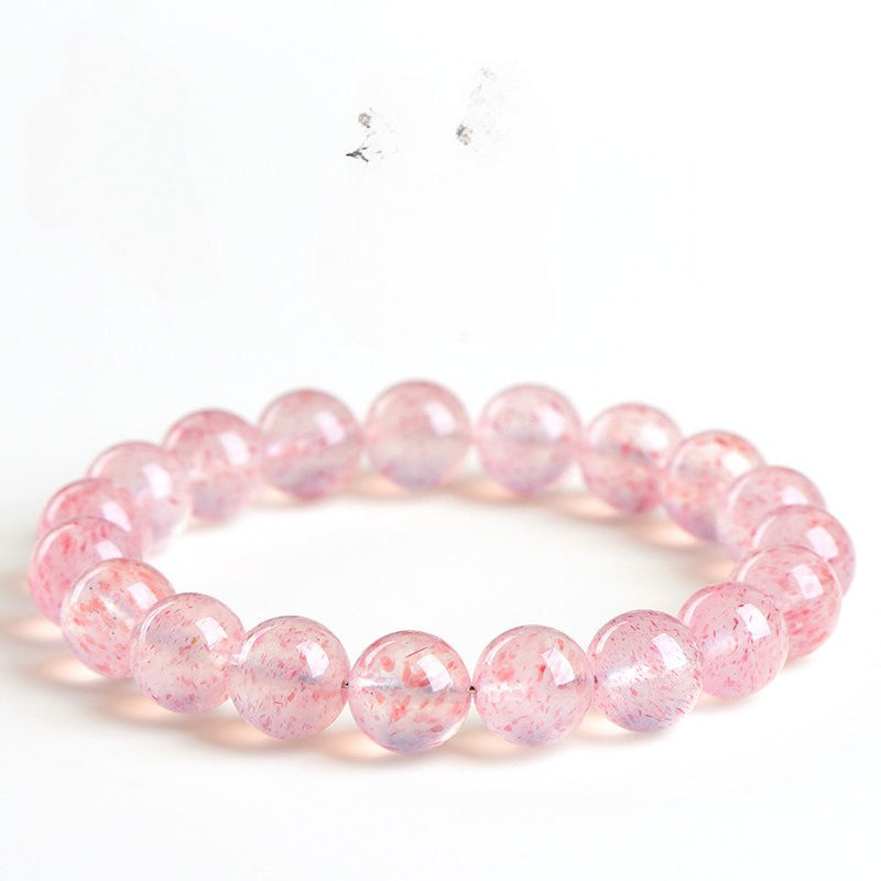 Myster Tao crystal energy bracelet, protective bracelet, strawberry crystal bracelet, lucky. Love