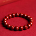 Mystery Tao, Natural cinnabar protective bracelet. Must wear in natal year, protective bracelet.