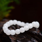 Mystery Tao Taoist Nine Heavens Mysterious Girl White Jade - Purification, a symbol of purity. Wealth Gathering. Love. Lucky