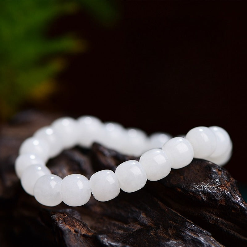 Mystery Tao Taoist Nine Heavens Mysterious Girl White Jade - Purification, a symbol of purity. Wealth Gathering. Love. Lucky
