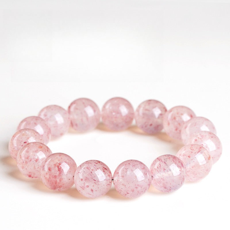 Myster Tao crystal energy bracelet, protective bracelet, strawberry crystal bracelet, lucky. Love