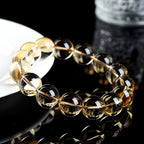 Mystery Tao Natural Citrine Bracelet - Stone of Wealth Crystal Jewelry